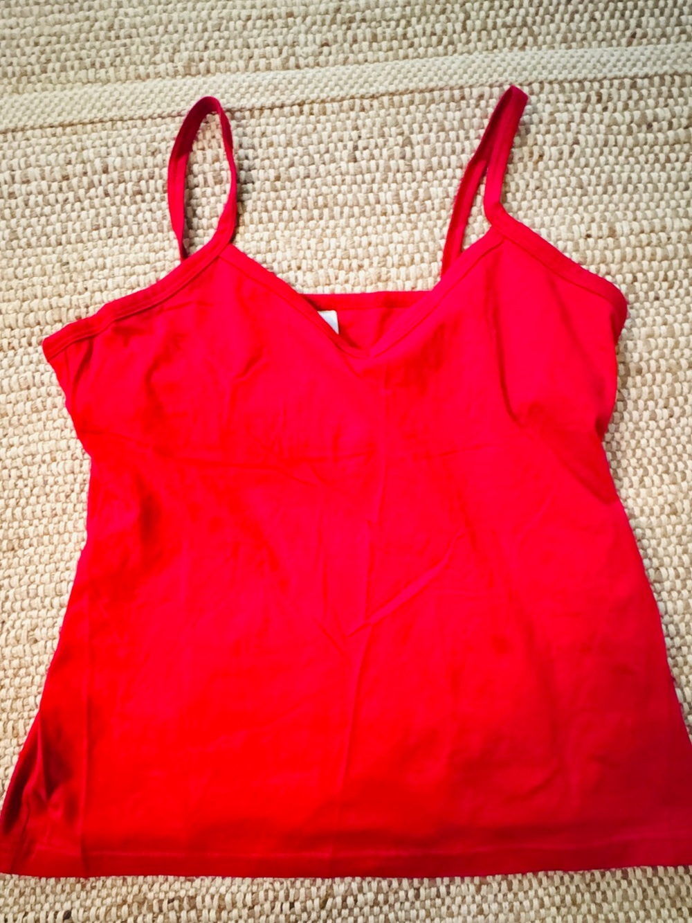 Ripe Maternity Tank Top Medium Red Cotton Stretch Cami NWT Made in Australia